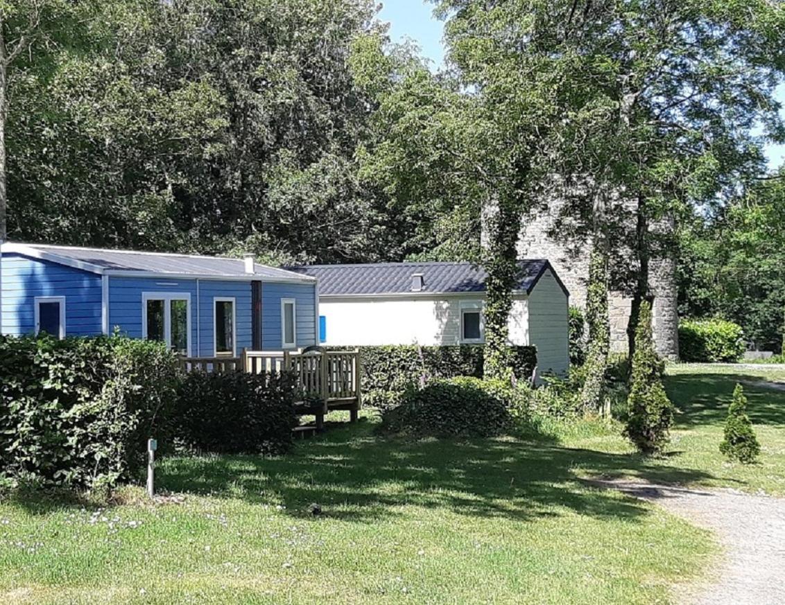 Camping Le Balcon De La Baie Saint-Marcan Exteriör bild